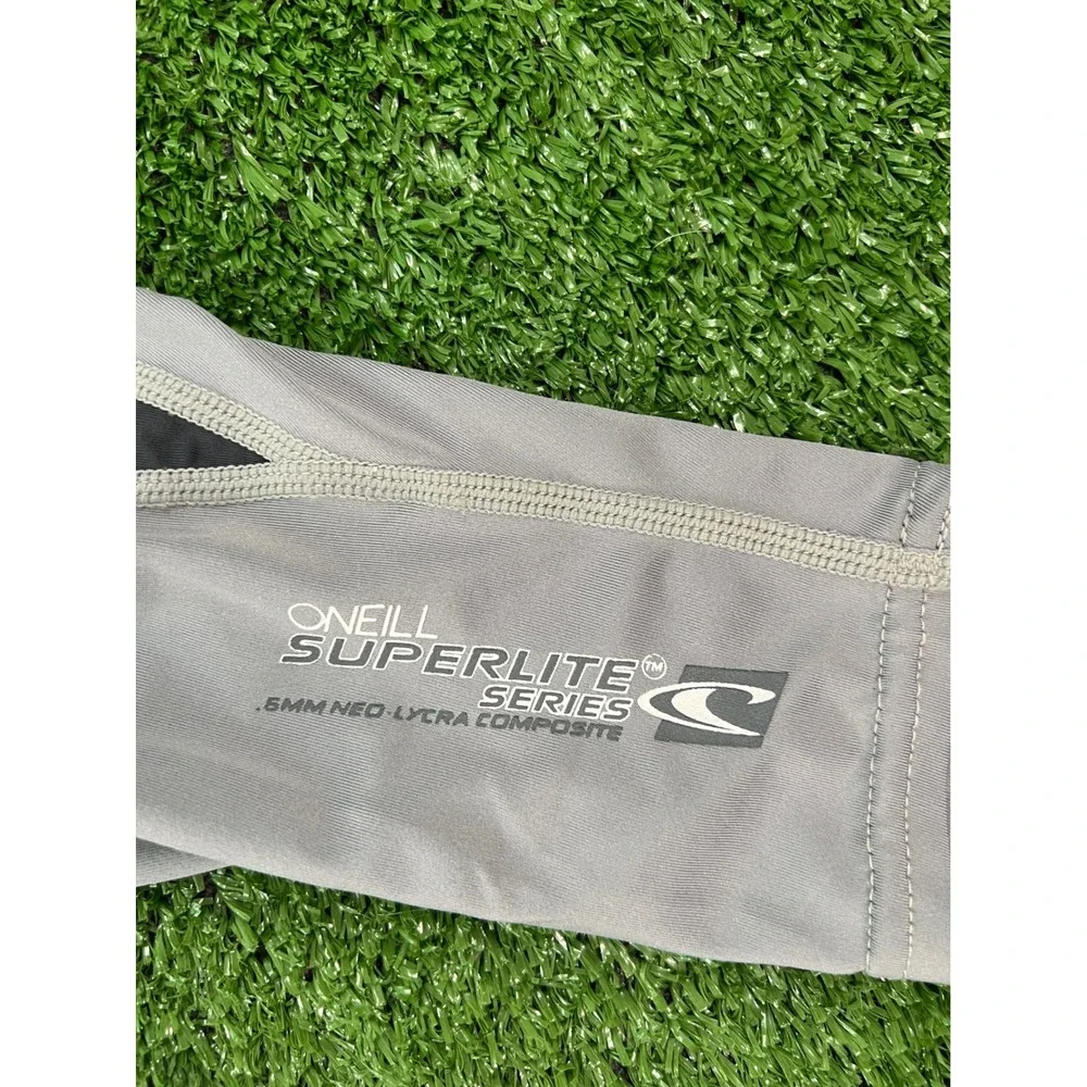 ONeill Superlite Series Rash Guard Mens Medium Navy Grey Long Sleeve UPF 50+